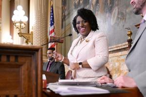Joanna McClinton is the first woman and second Black person to serve as Pennsylvania House speaker.